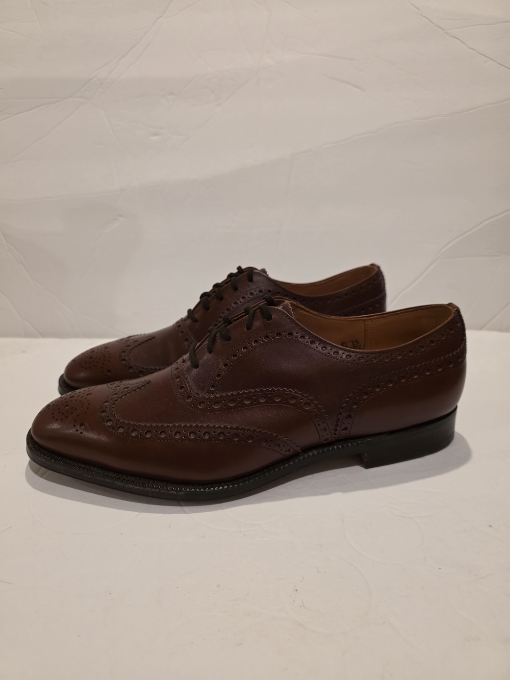 Churchs Custom Grade Classic Brown Men’s Brogue Oxford Shoes 10.5 Appears New